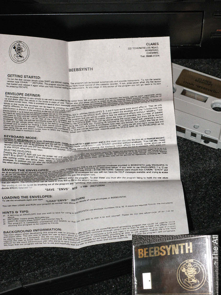 _<br />CHAIN "BEEBSYNTH"<br />_<br />But if all fails anyway, run Stairway's copy in the emulator: http://www.stairwaytohell.com/bbc/archive/tapeimages/app/Clares/BeebSynth_B.zip<br />_