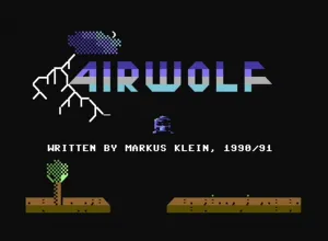 "Airwolf" BASIC game by LMan