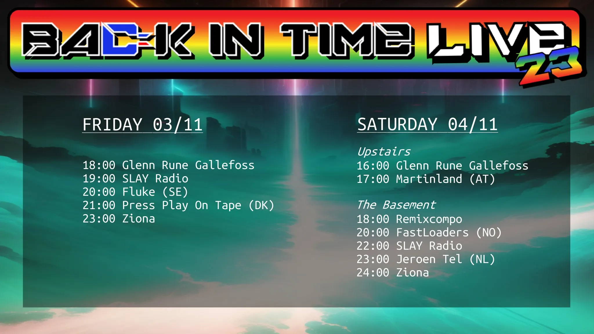 BIT Live 2023 Schedule
