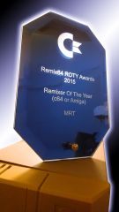 Remixer Of The Year 2015 Trophy