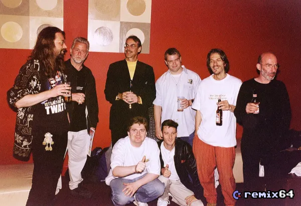 Jeff Minter, Fred Gray, Rob Hubbard, Chris Abbott, David Whittaker, Martin Galway, Ben Daglish, Richard Joseph