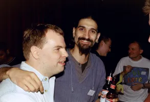 Martin Galway with one of his greatest admirers, THC Flatline